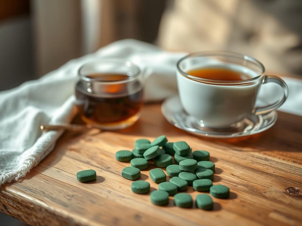 spirulina tablets
